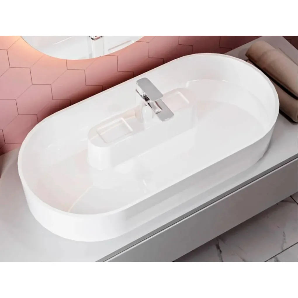 Умывальник Fancy Marble Lika 900х440, белый (8009101)- Фото 3